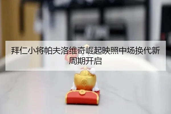 拜仁小将帕夫洛维奇崛起映照中场换代新周期开启